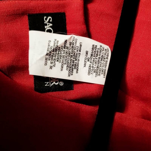 Sag Harbor Red Sleeveless Sheath Dress Plus - Picture 5 of 5